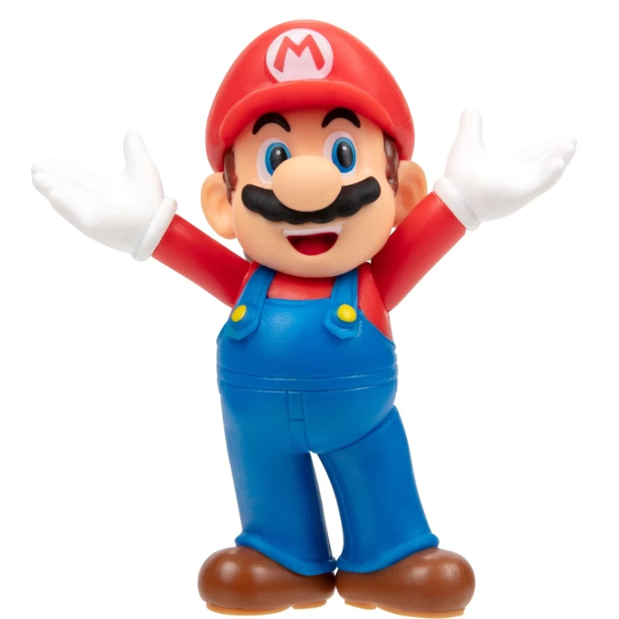 Super Mario Bros Open Arms Articulated 2.5-Inch Action Figure – Official Nintendo Character Collectible