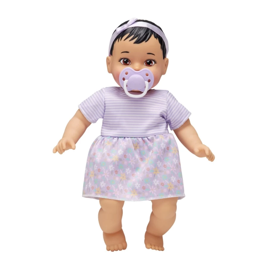 "Perfectly-Cute 14 Inch My Sweet Baby Girl Doll with Black Hair and Brown Eyes"