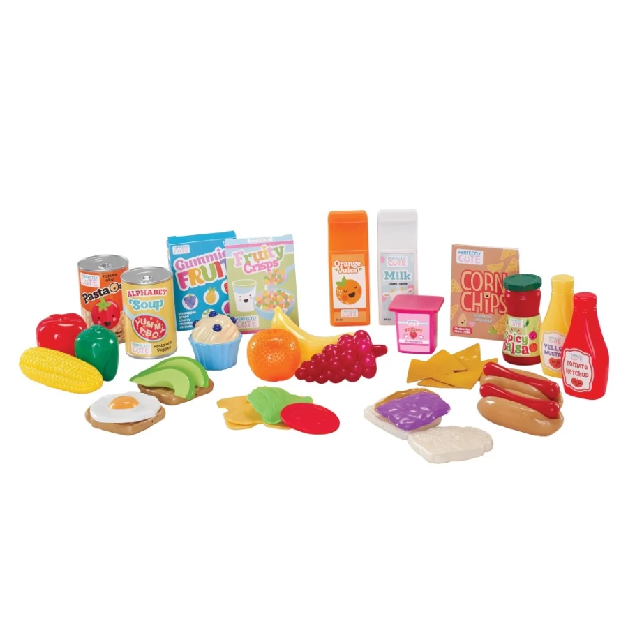"Perfectly-Cute 41-Piece Pantry Food Storage Box Set for Home Organization"
