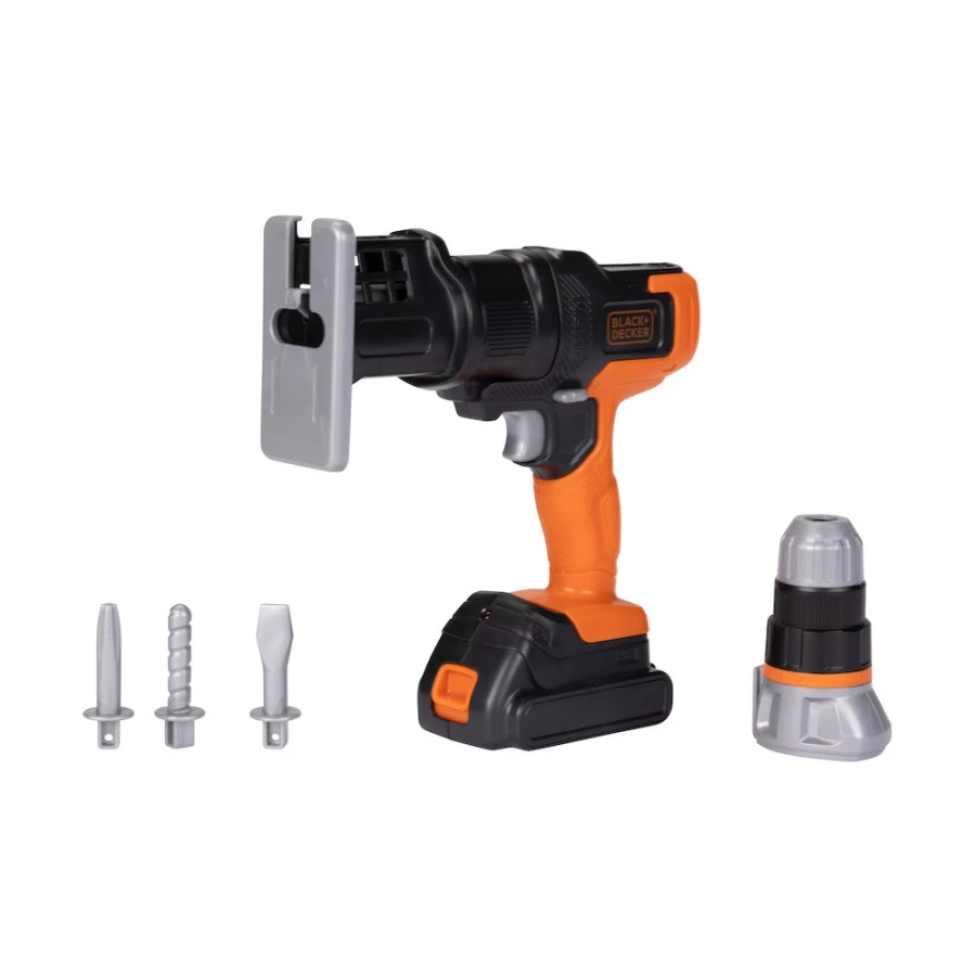Black & Decker Matrix Junior Drill with Jigsaw Attachment - Power Tool Kit for DIY Projects