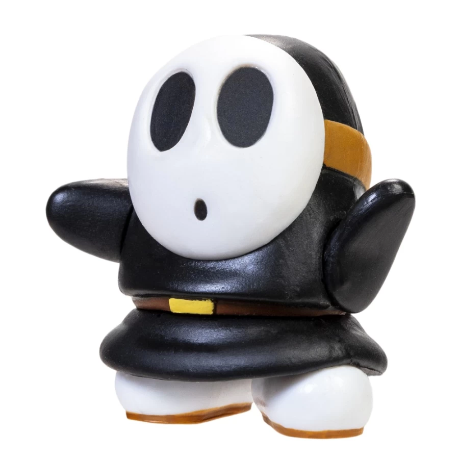 Super Mario Black Shy Guy 2.5-Inch Articulated Action Figure – Collectible Posable Character