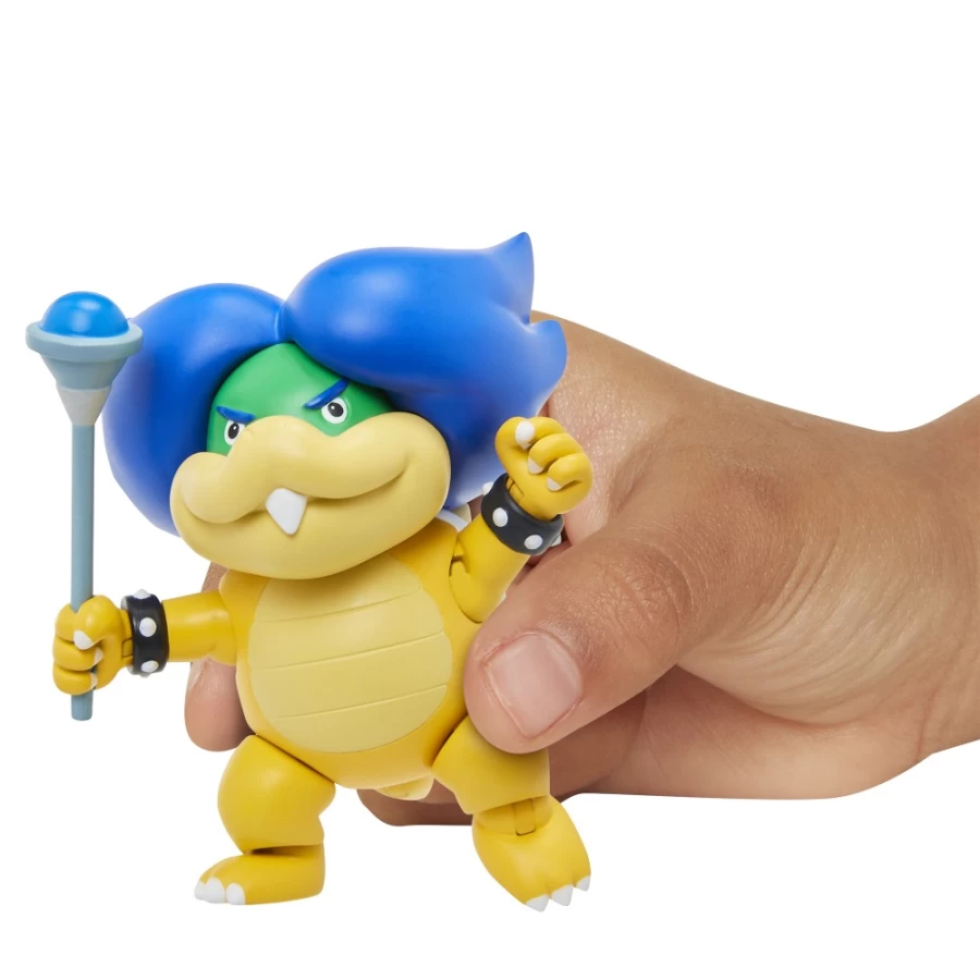 Super Mario Ludwig Von Koopa with Magic Wand 4-Inch Articulated Action Figure