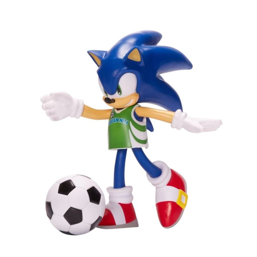 Sonic the Hedgehog 4-Inch Soccer Ball Action Figure - Collectible Character Toy
