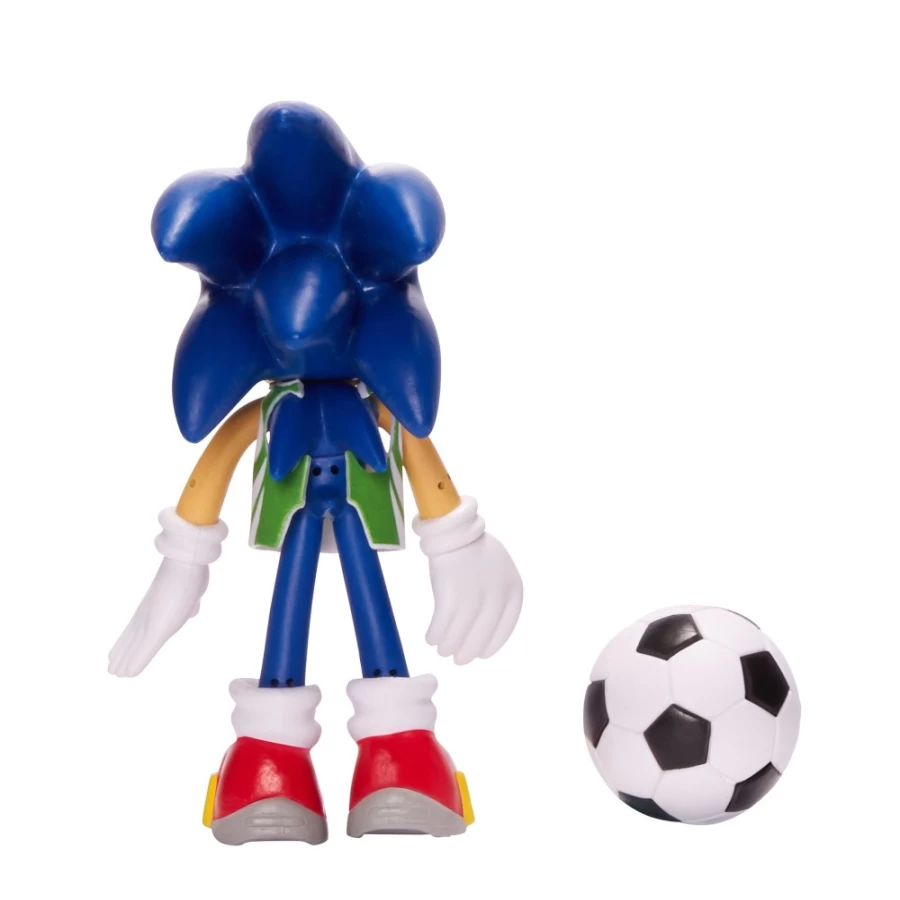 Sonic the Hedgehog 4-Inch Soccer Ball Action Figure - Collectible Character Toy