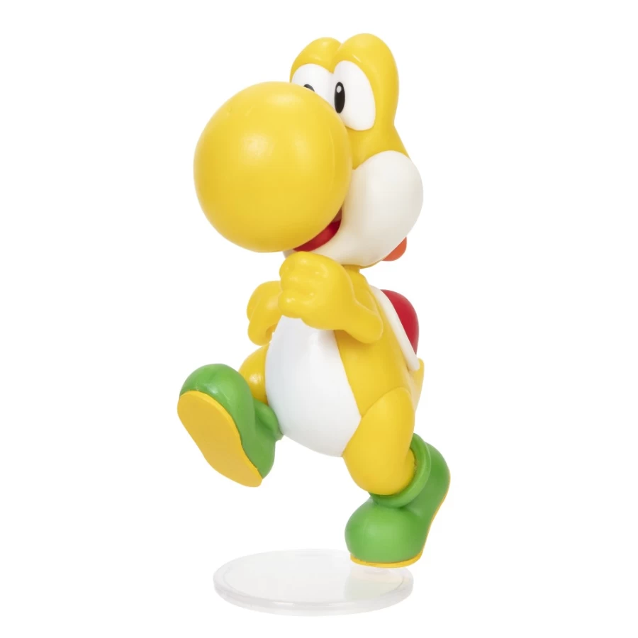 Super Mario Running Yellow Yoshi 2.5-Inch Articulated Action Figure