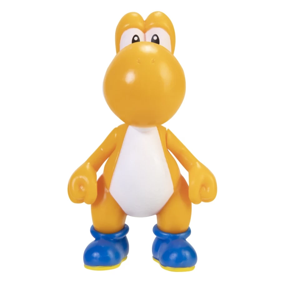 Super Mario Orange Yoshi 2.5-Inch Articulated Action Figure – Collectible Posable Character