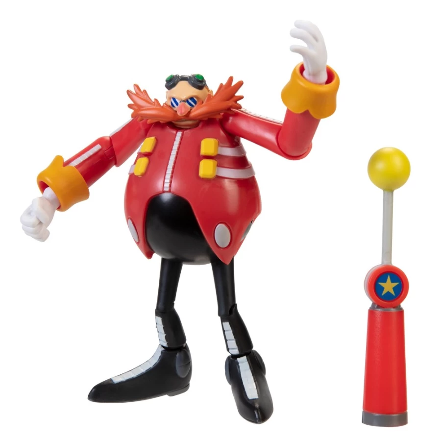 Sonic The Hedgehog Dr. Eggman with Checkpoint 4-Inch Action Figure