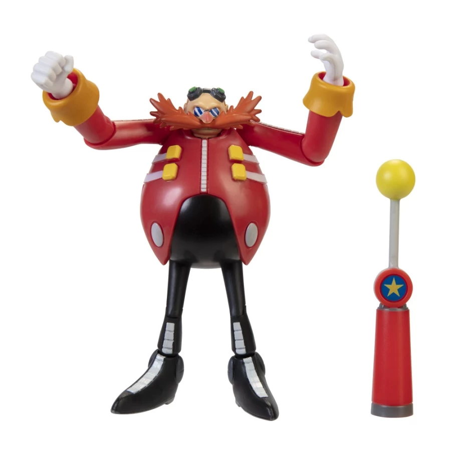 Sonic The Hedgehog Dr. Eggman with Checkpoint 4-Inch Action Figure
