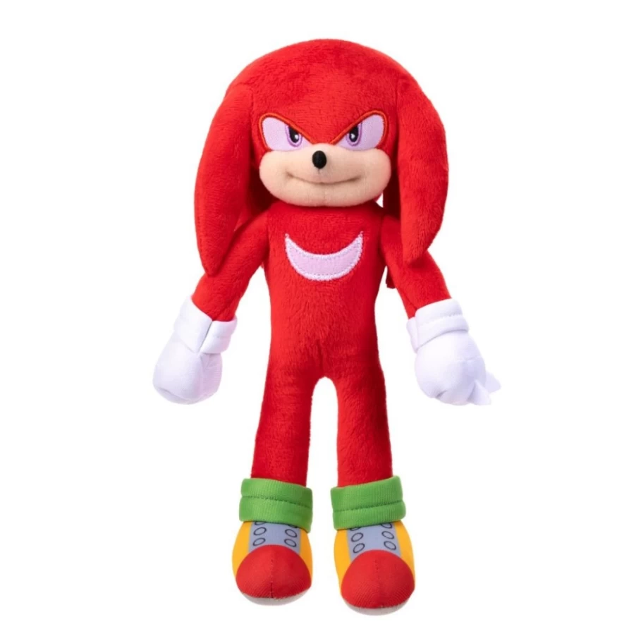 Sonic 2 Knuckles Plush Toy - 9 Inch Soft Stuffed Collectible Character