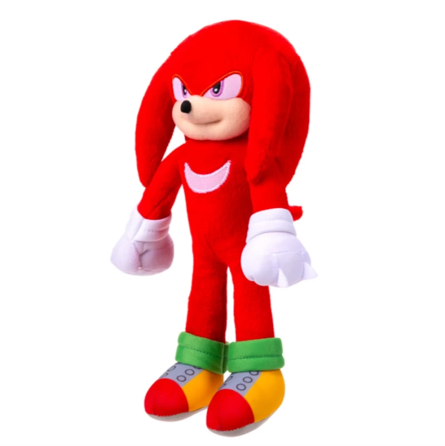 Sonic 2 Knuckles Plush Toy - 9 Inch Soft Stuffed Collectible Character