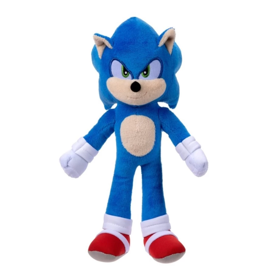 Sonic-2 Official Stuffed Plush Toy - 9 Inch Soft Sonic The Hedgehog Collectible