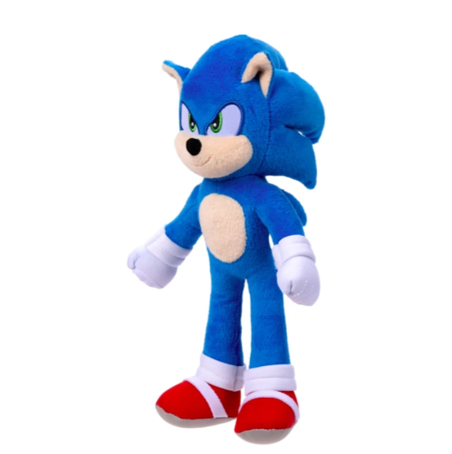 Sonic-2 Official Stuffed Plush Toy - 9 Inch Soft Sonic The Hedgehog Collectible