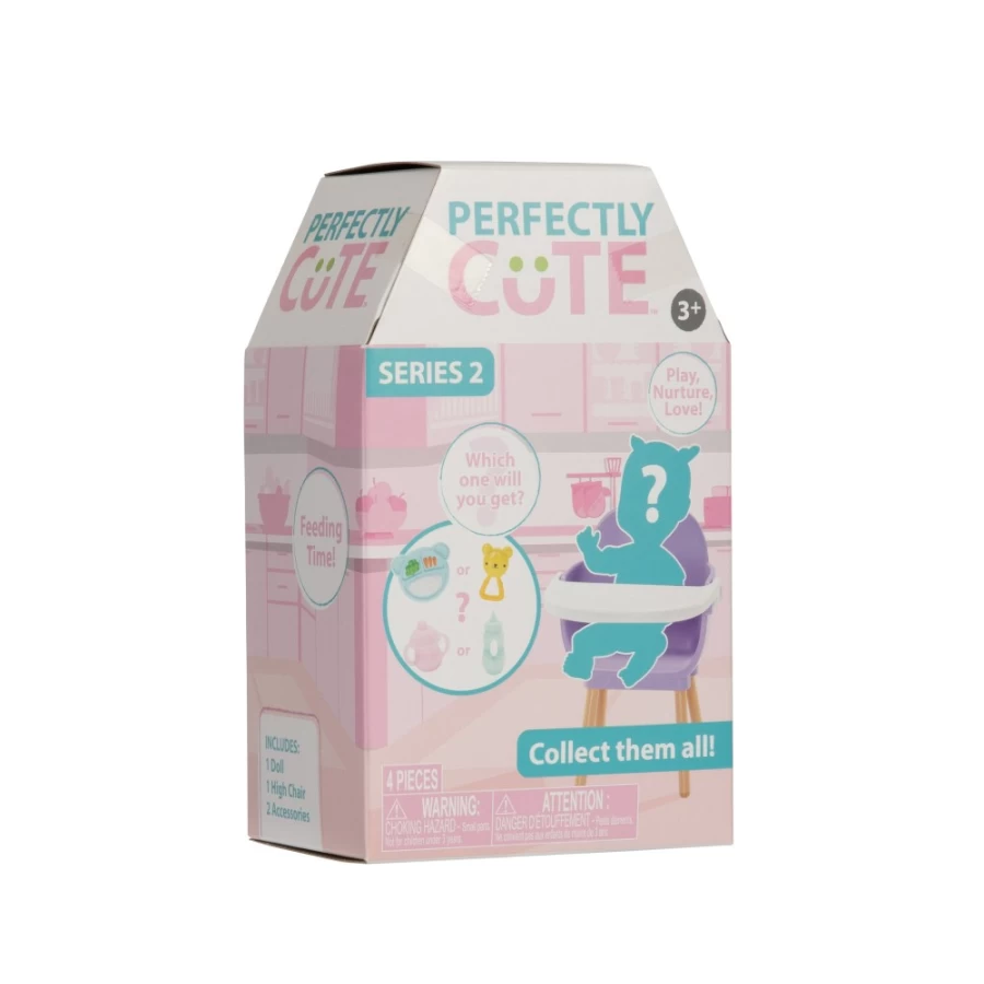 "Perfectly-Cute My Lil 4 Babies Doll with 4 Surprises, Black Pigtails & Dark Brown Eyes"