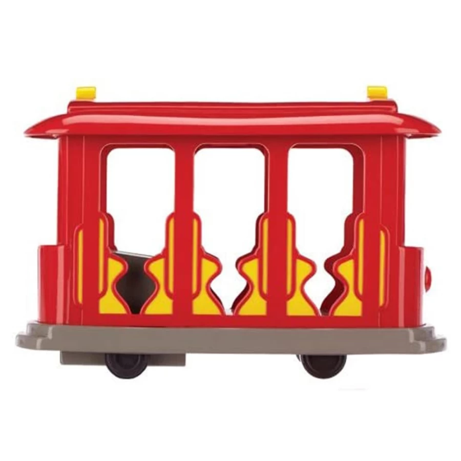 Jack Logo Neighborhood Trolley Toy with Daniel Tiger Figure for Kids – Interactive Playtime Ride-On