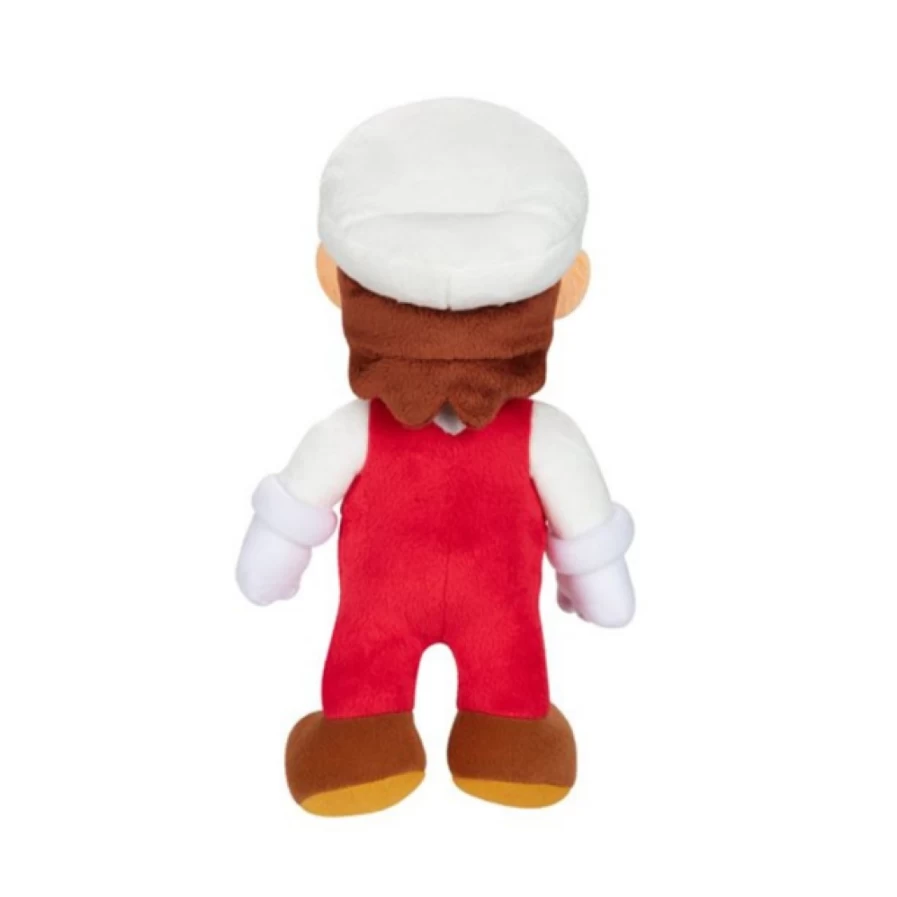 Super Mario Bros Fire Mario Plush Toy - Official Super-Mario Brand Stuffed Character