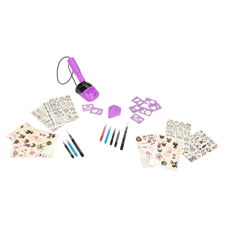 Glow-Yeah Professional Tattoo Kit with 2 Refill Packs – Complete Tattoo Starter Bundle