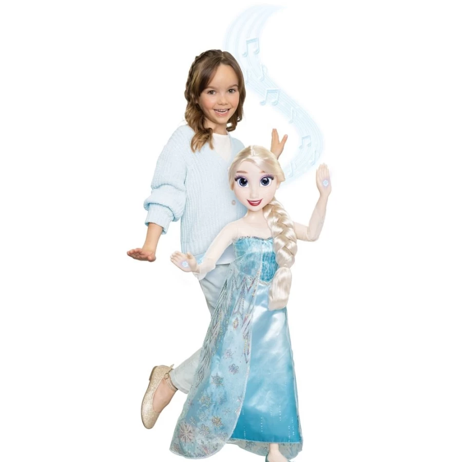 "Frozen Elsa Ice Powers Musical Playdate Doll – Official Disney Toy"