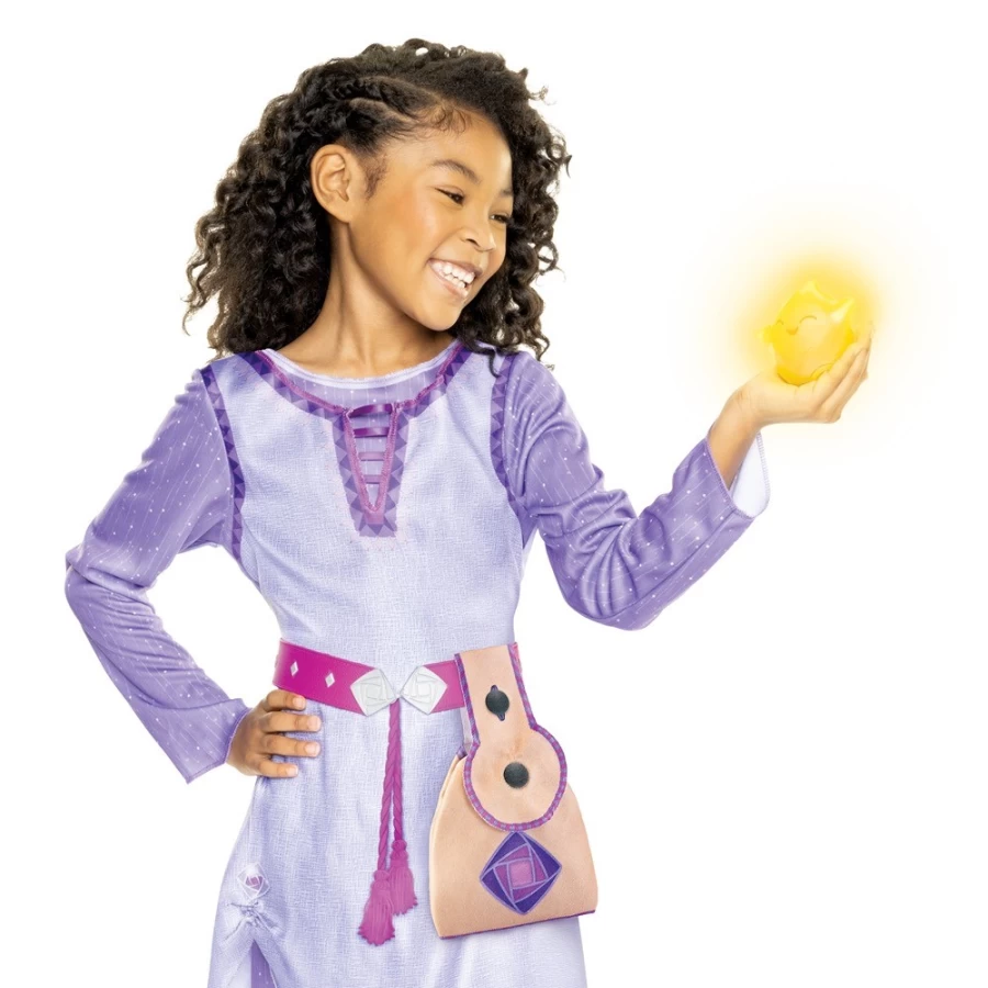 "Wish Light-Up Star & Satchel Bag - Adorable Glowing Shoulder Purse for Kids & Teens"