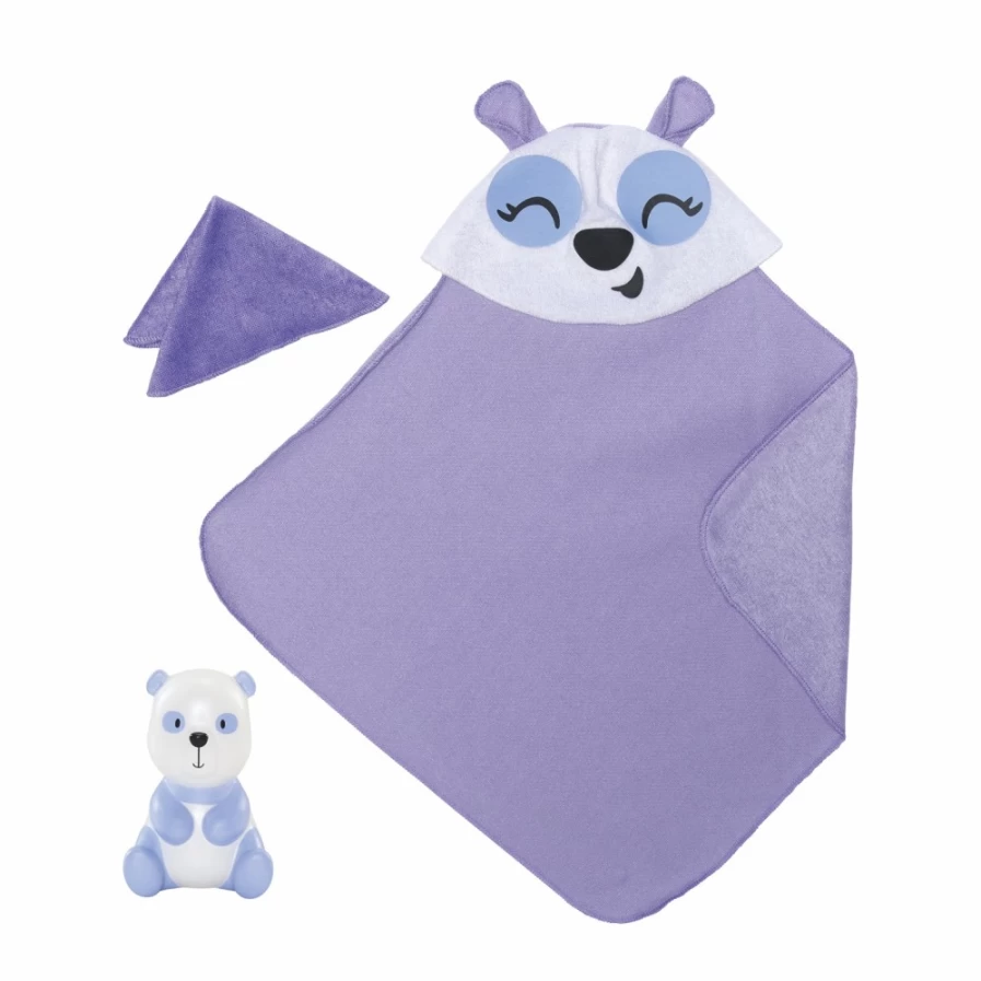"Perfectly-Cute 4-Piece Bath Accessory Set - Shower Storage Basket, Soap Holder, Sponge & Loofah"