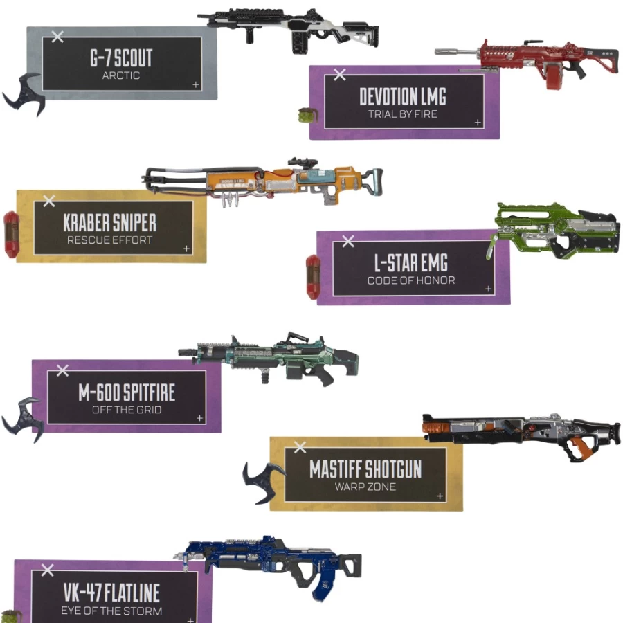 "Apex Legends Supply Bin Blind Packed Accessory Series 1 - Mystery Collectible Set"