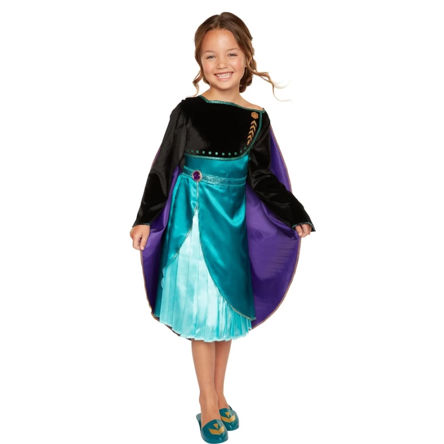 Frozen Queen Anna Costume Dress for Kids - Official Disney Inspired Outfit