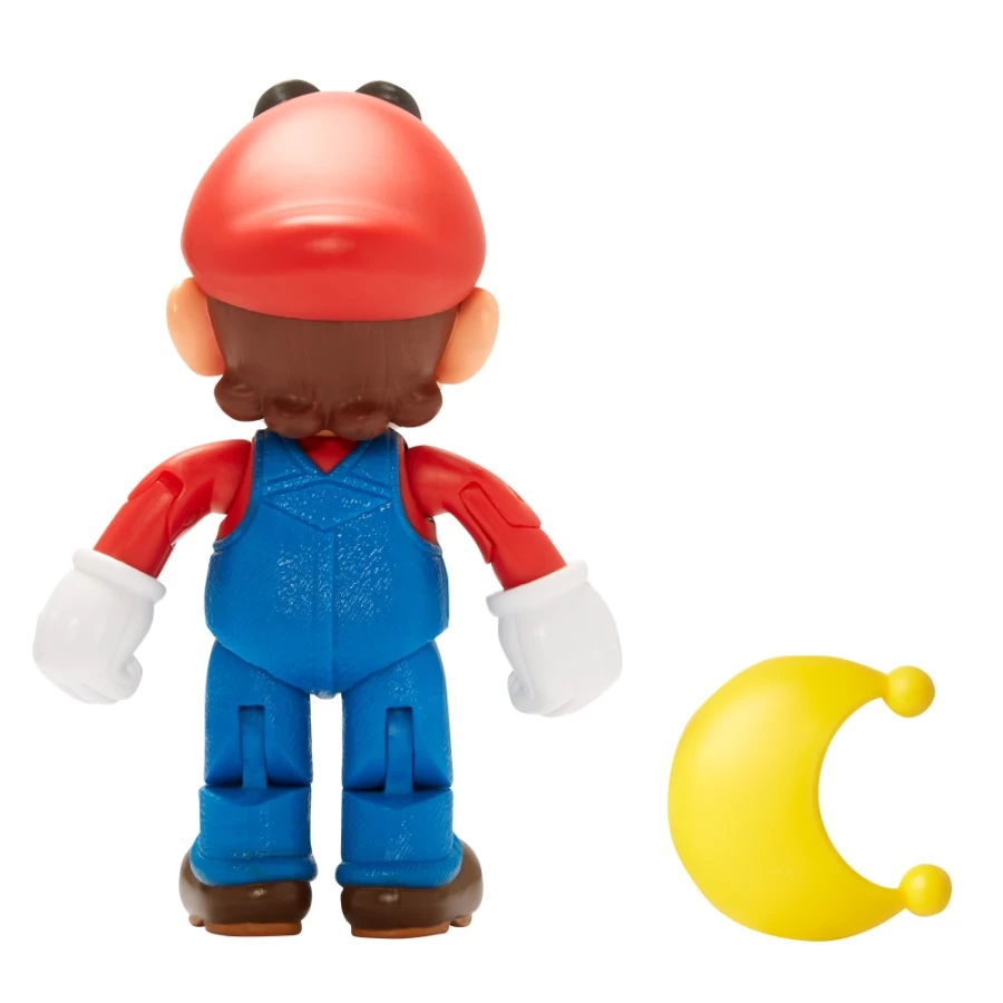 Super Mario Articulated 4-Inch Figure with Yellow Power – Cappy Mario Action Figure