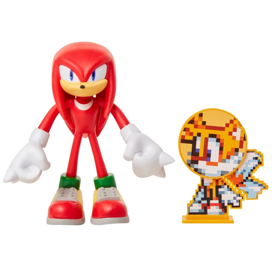 Sonic the Hedgehog Knuckles 4-Inch Action Figure - Collectible Character Model