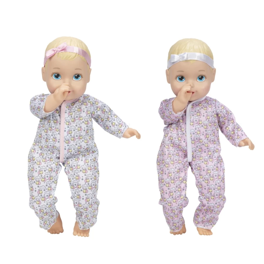 "Perfectly-Cute 14-Inch Blonde Twin Girl Dolls With Blue Eyes – My Sweet Baby Twins"