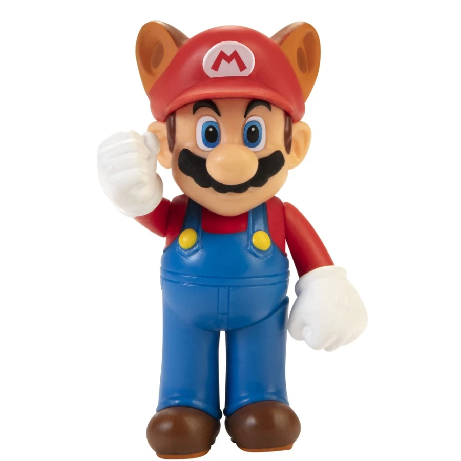 Super Mario Bros Raccoon Mario 2.5-Inch Poseable Action Figure – Nintendo Collectible