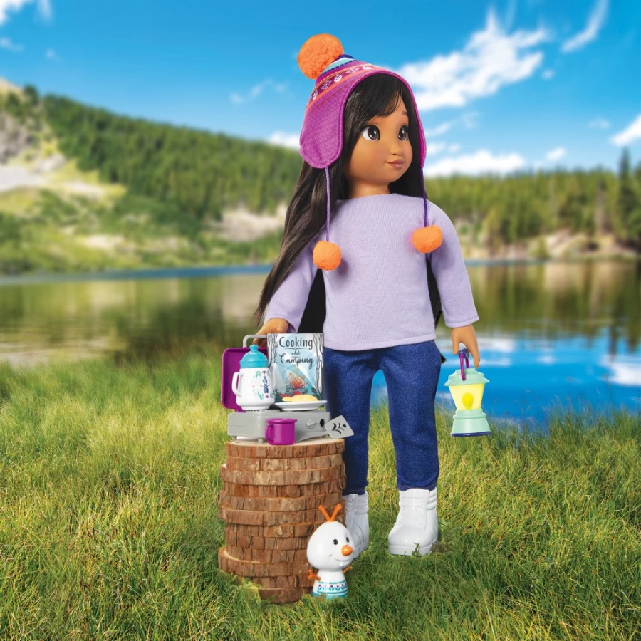 "ILY-4Ever Anna-Inspired 18-Inch Doll Accessory Pack – Official Disney Frozen Collection"