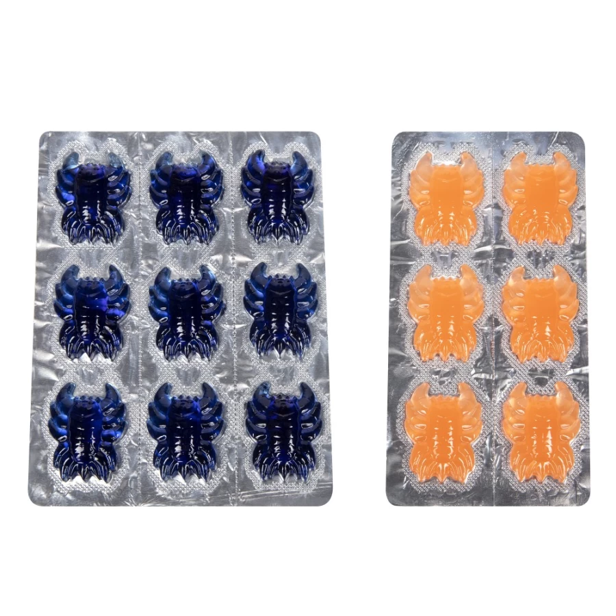 Creepy-Crawlers Gooey Bug Refill Pack - Vibrant Orange & Blue Slime Insects for Fun DIY Play