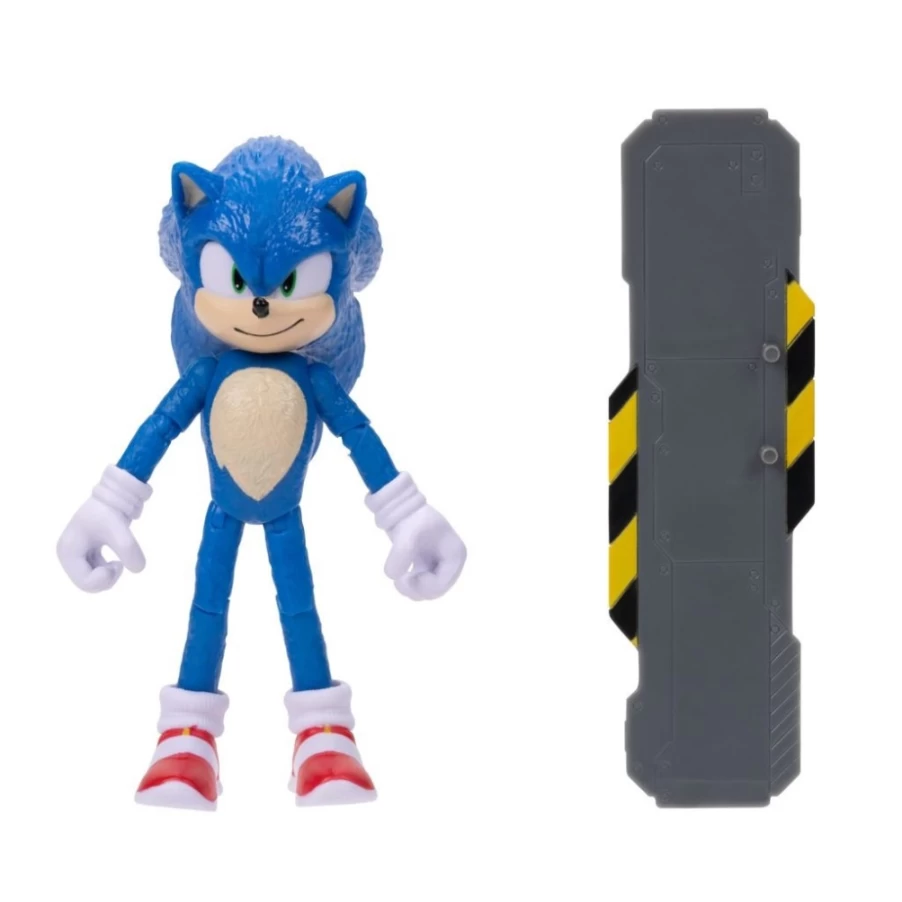 Sonic the Hedgehog 4-Inch Action Figure - Sonic-2 Series Collectible Toy