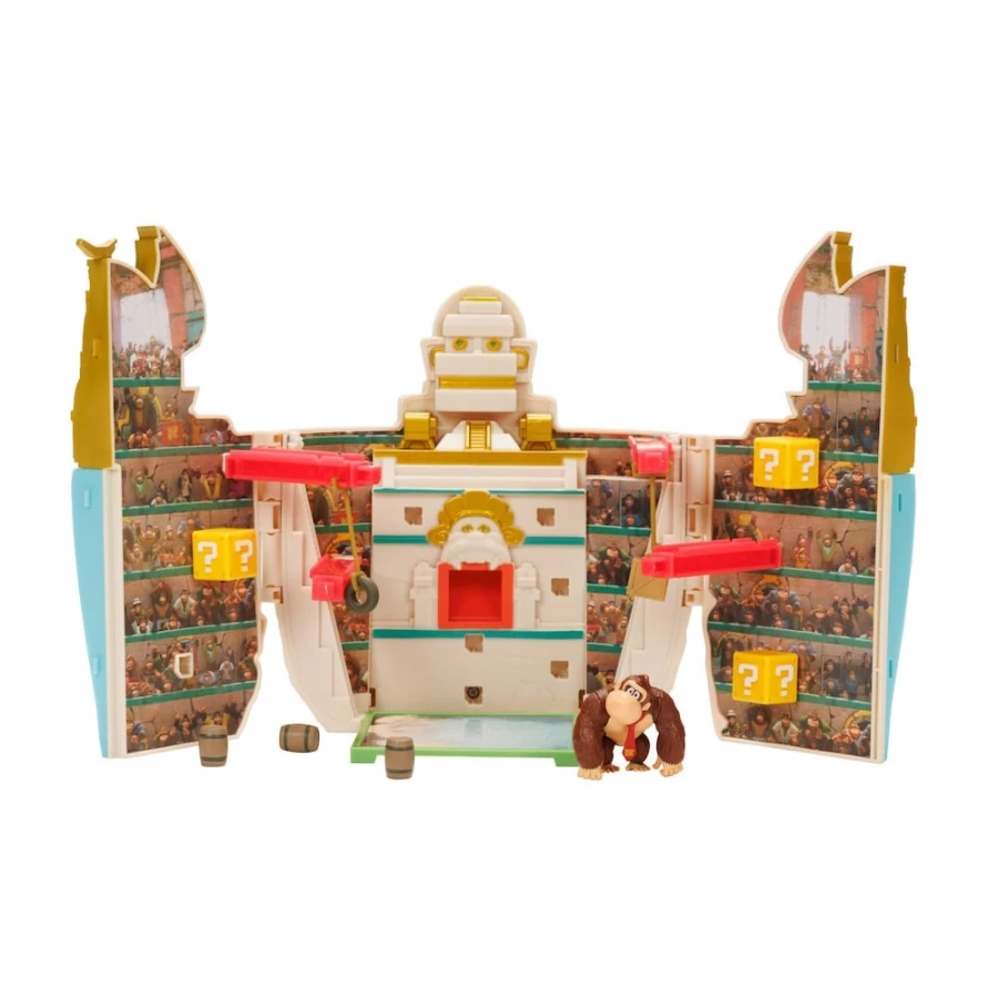 Super Mario Bros Donkey Kong Stadium Playset - Interactive Adventure Toy for Kids