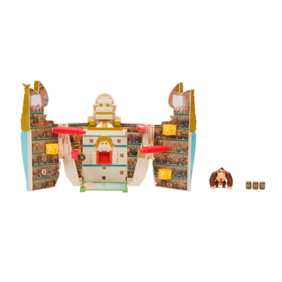 Super Mario Bros Donkey Kong Stadium Playset - Interactive Adventure Toy for Kids