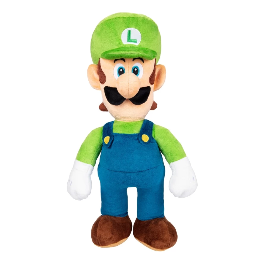 "Super Mario Jumbo Luigi Plush Toy – Giant Soft Stuffed Luigi Doll for Fans & Collectors"