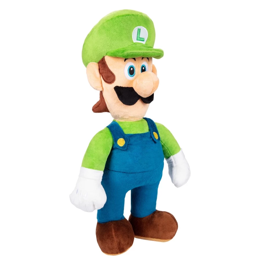 "Super Mario Jumbo Luigi Plush Toy – Giant Soft Stuffed Luigi Doll for Fans & Collectors"