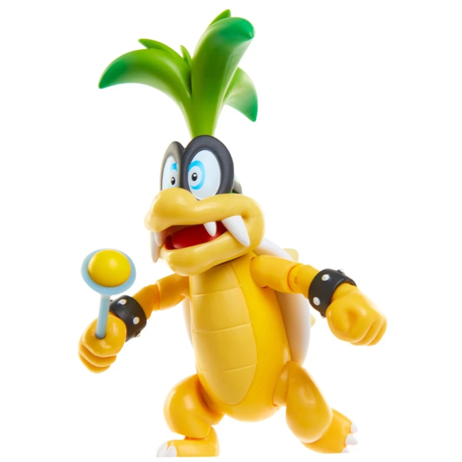 Super Mario Iggy Koopa with Wand 4-Inch Articulated Action Figure
