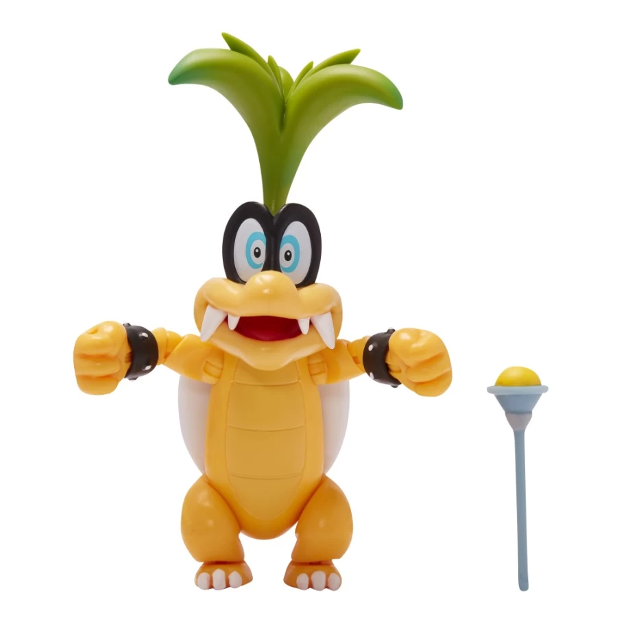 Super Mario Iggy Koopa with Wand 4-Inch Articulated Action Figure