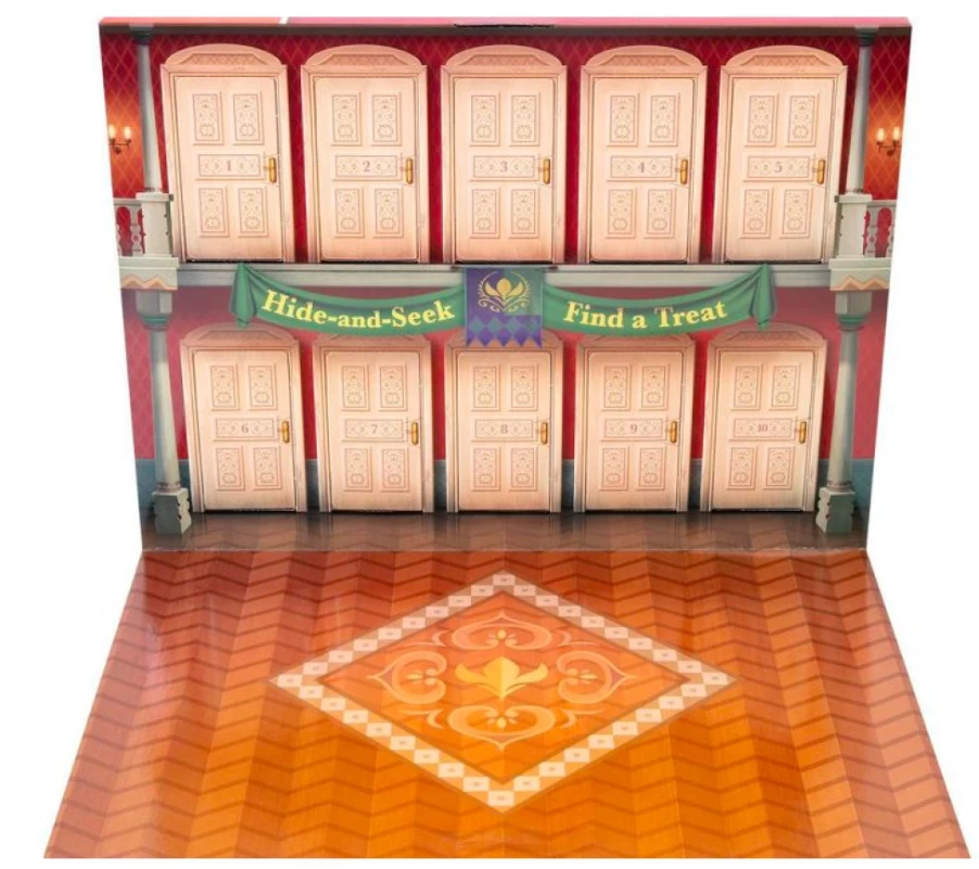 "Frozen Halloween Hide-And-Seek Game Set with 10 Collectible Dolls for Kids"