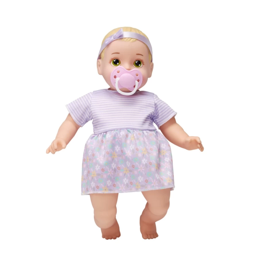 "Perfectly-Cute 14 Inch Blonde Hazel Eyes Sweet Baby Girl Doll for Kids"