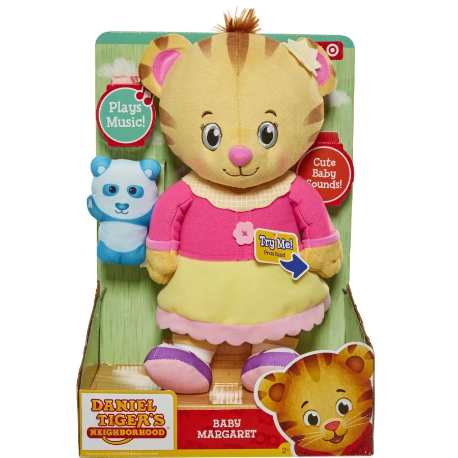 Jack Logo Talking Baby Margaret Plush Toy - Interactive Cuddly Stuffed Animal for Kids