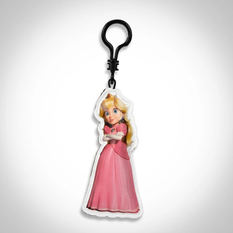 Super Mario Bros Peach Plush Hanger - Soft Stuffed Doll for Decoration & Collectibles