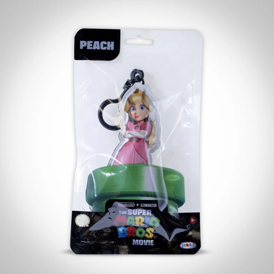 Super Mario Bros Peach Plush Hanger - Soft Stuffed Doll for Decoration & Collectibles