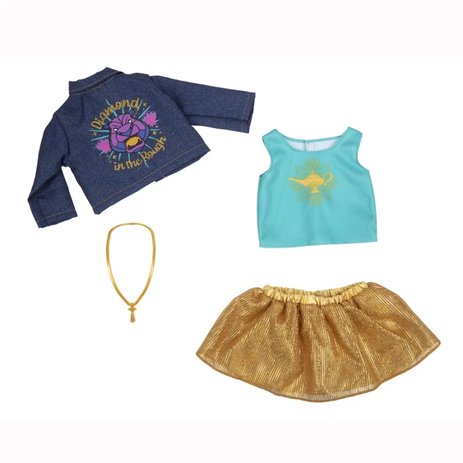 18-Inch Jasmine Inspired Fashion Doll Outfit Set by ILY-4EVER | Disney Princess Style Costume Pack