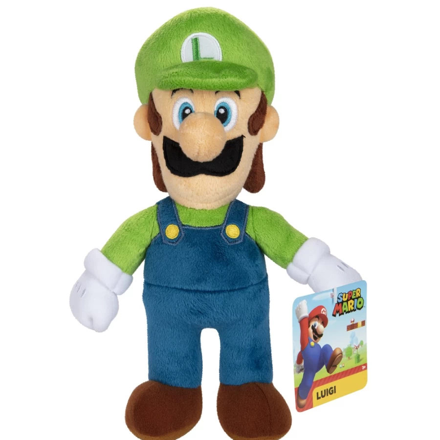 "Super Mario Bros Luigi Plush Toy – Official Nintendo Stuffed Character for Fans & Collectors"