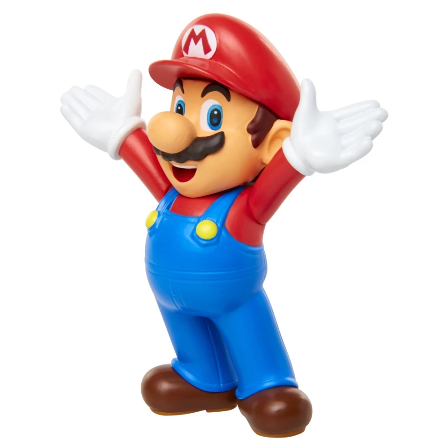 Super Mario Open Arms Pose 2.5-Inch Articulated Action Figure – Nintendo Collectible