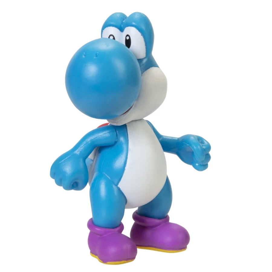 Super Mario Light Blue Yoshi 2.5-Inch Articulated Action Figure – Nintendo Collectible