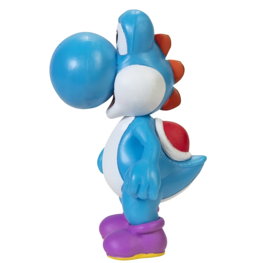 Super Mario Light Blue Yoshi 2.5-Inch Articulated Action Figure – Nintendo Collectible