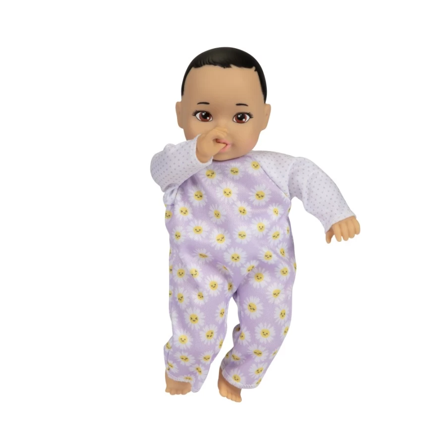 "Perfectly-Cute 8 Inch My Lil Baby Doll with Black Hair & Brown Eyes - Outfit May Vary"