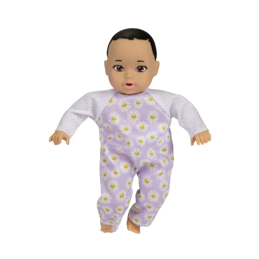 "Perfectly-Cute 8 Inch My Lil Baby Doll with Black Hair & Brown Eyes - Outfit May Vary"
